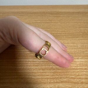 Dior Gold Danseuse Etoile Band Ring